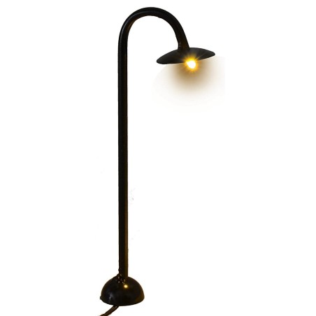 Lampione da strada con led 3V luce calda h.13,5 cm