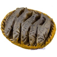 Basket with fish 3.5 cm