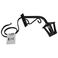 Farol de pared de 6 cm con linterna y luz cálida LED de 3V