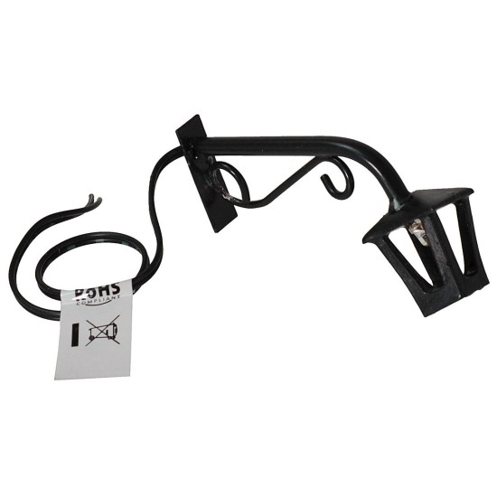 Farol de pared de 6 cm con linterna y luz cálida LED de 3V