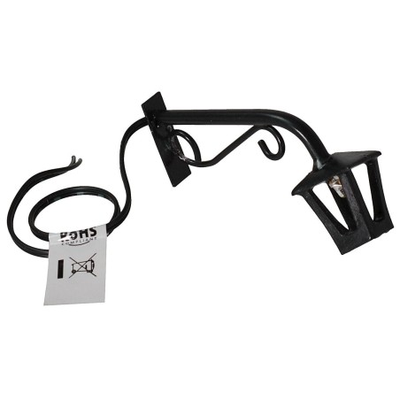 Farol de pared de 6 cm con linterna y luz cálida de LED de 3V.