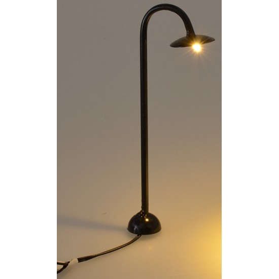 Lampione da strada con led 3V luce calda h.13,5 cm