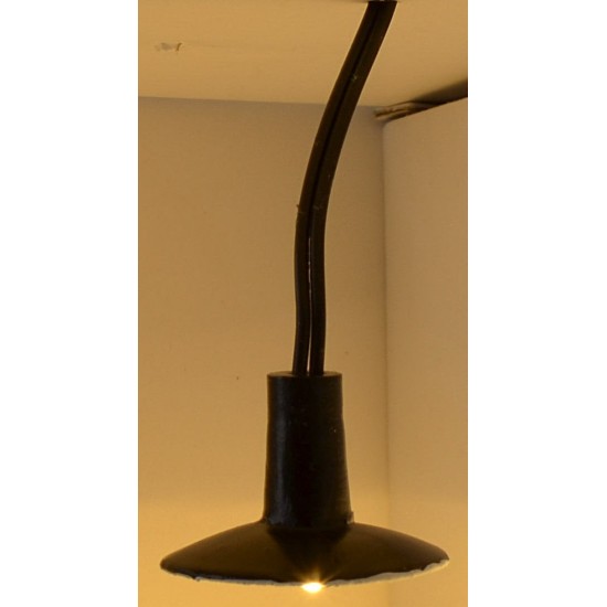 Ø 2.5 cm round plate pendant lamp with 3V warm light LED