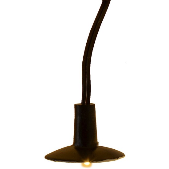 Ø 2.5 cm round plate pendant lamp with 3V warm light LED