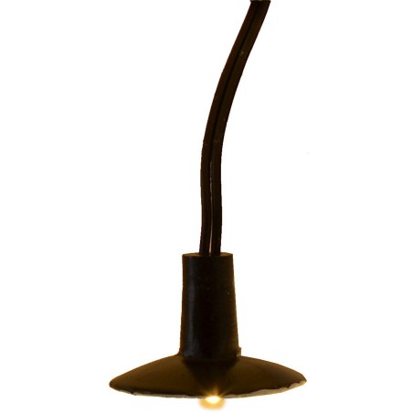 Lampione pensile a piatto tondo Ø 2,5 cm con led luce calda 3V