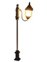Farola de calle de 7 cm con linterna LED de 3V luz cálida