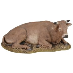 Bue Landi Moranduzzo serie 20 cm in resina Mondo Presepi