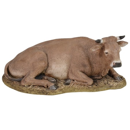 Buey Landi Moranduzzo serie 20 cm en resina Mundo Pesebres