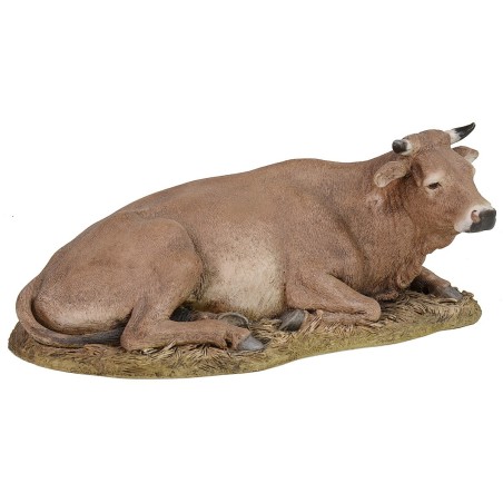 Bue Landi Moranduzzo serie 20 cm in resina Mondo Presepi