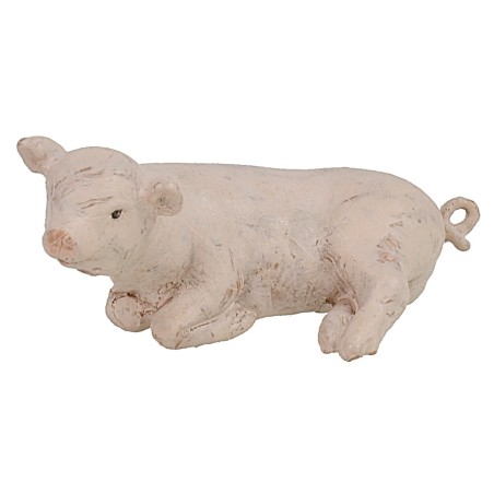 Family of pigs by presepe cm 19 Fontanini