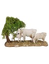 Group of cows with calf series 8 cm Landi Moranduzzo