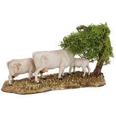 Gruppo mucche con vitello serie 8 cm Landi Moranduzzo 2