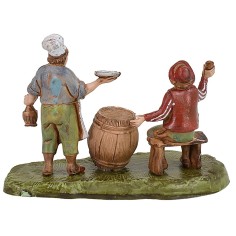 Uomo e oste serie 6 cm Landi Moranduzzo Mondo Presepi 2