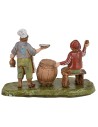 Uomo e oste serie 6 cm Landi Moranduzzo Mondo Presepi