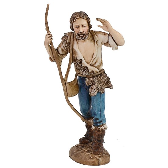 Set 6 pastori 12 cm Landi Moranduzzo base, statue, pastore