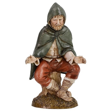Set 6 figure 12 cm Landi Moranduzzo base, moranduzzo, statue
