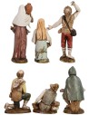 Conjunto de 6 figuras de 12 cm base Landi Moranduzzo, moranduzzo, estatua.