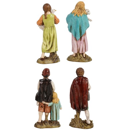 Set 4 bambini serie 12 cm Landi Moranduzzo