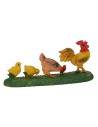 Serie gallinas con pollitos - Cod. PG22 Mundo Pesebres