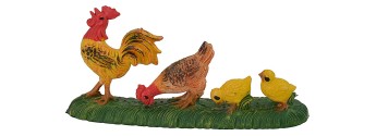 Serie galline con pulcini - Cod. PG22 Mondo Presepi
