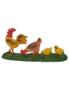 Serie gallinas con pollitos - Cod. PG22 Mundo Pesebres