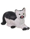 Gato blanco y negro en PVC Mondo Presepi