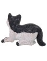 Gato blanco y negro en PVC Mondo Presepi
