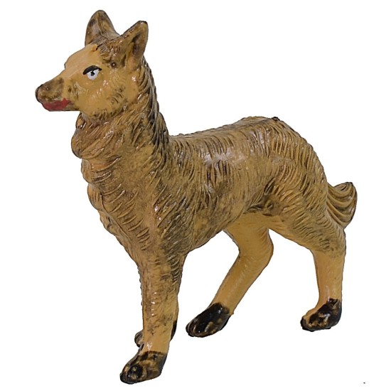 Perro pastor pequeño en PVC - Cod. PG45 Mondo Presepi