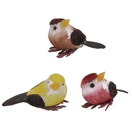 Set of 3 birds with 2 cm legs