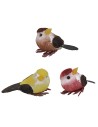 Set de 3 pajaritos con patas de 2 cm Mundo Belenes