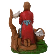 Lavandaia serie 10 cm in pvc Mondo Presepi 2