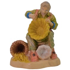 Cestaio serie 10 cm lux in pvc Mondo Presepi