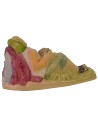 Dormiente con bambino serie 10 cm lux in pvc Mondo Presepi