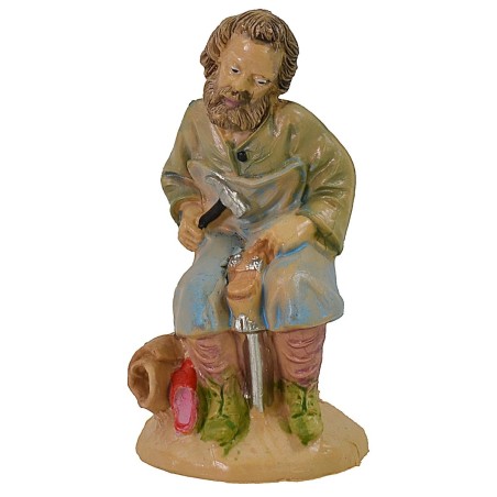 Calzolaio serie 10 cm lux in pvc Mondo Presepi