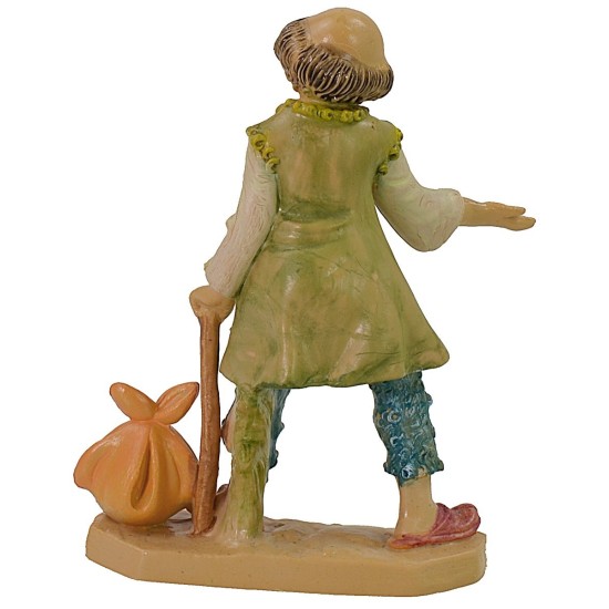 Mendicante 10 cm lux in pvc Mondo Presepi