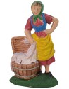 Lavandera 10 cm color en pvc Mundo Pesebres