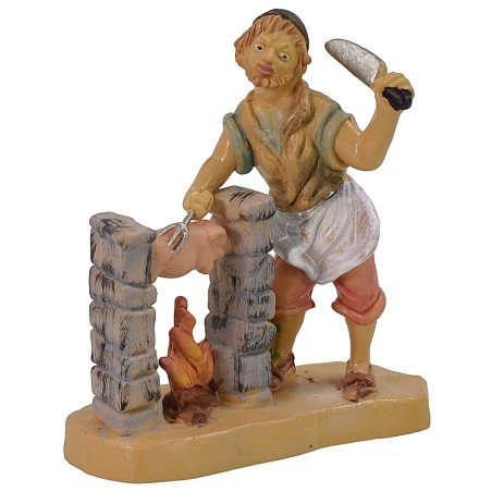 Pastore con spiedo 10 cm lux in pvc