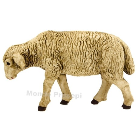 Patinated sheep for statues 15-20 cm - low head