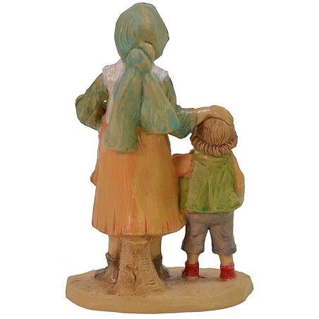 Mamma con bambino 10 cm lux in pvc