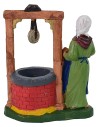 Donna al pozzo con anfora 10 cm color in pvc