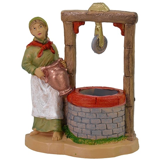 Donna al pozzo 10 cm lux in pvc