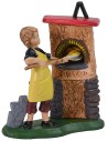 Fornaio con forno 10 cm color in pvc Mondo Presepi