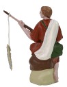 Pescador oriental con caña 10 cm en pvc Mondo Presepi
