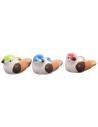 Juego de 3 pajaritos de 2,2 cm en colores surtidos -UC20