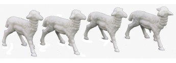 Set of 12 Sheep, cm 2x1. 5 Art. W01