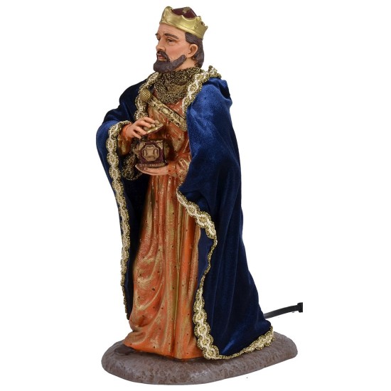 Re Bianco 30 cm in movimento Pigini