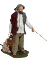 Pastore con bastone doppio movimento 30 cm Pigini Mondo Presepi
