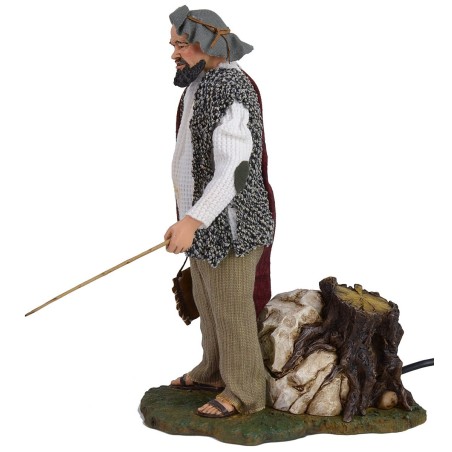 Pastore con bastone doppio movimento 30 cm Pigini