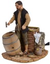Tonelero de 30 cm en movimiento Pigini Mondo Presepi