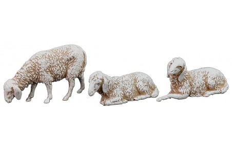 Set 6 pecore Landi per statue cm 8 Mondo Presepi